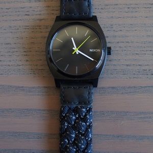 Nixon Minimal Time teller watch with braided strap